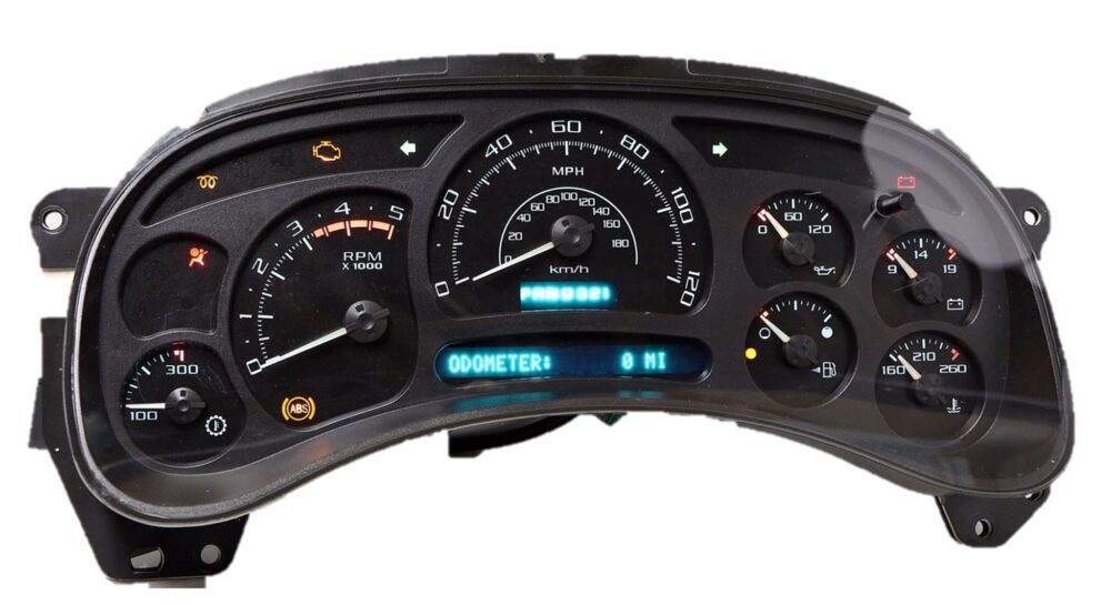 0305ESCBLKDSL.jpg 2003-2005 DIESEL Chevrolet Silverado, GMC SIERRA Instrument Panel Cluster