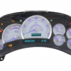 2003-2004 DIESEL Chevrolet Silverado, GMC SIERRA Instrument Panel Cluster White Overlay