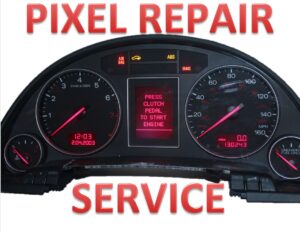 2002-2005 Audi A4 B6 Cluster Center Lcd Missing Pixels Repair Service