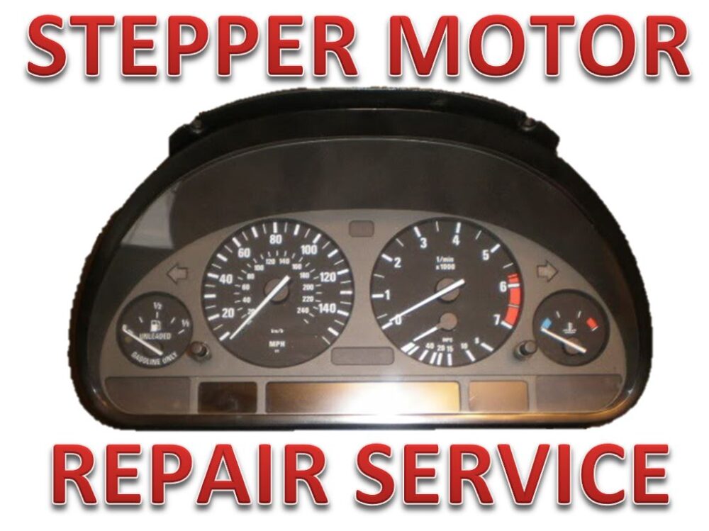 BMW E38, E39, E53 instrument cluster stepper motor repair service