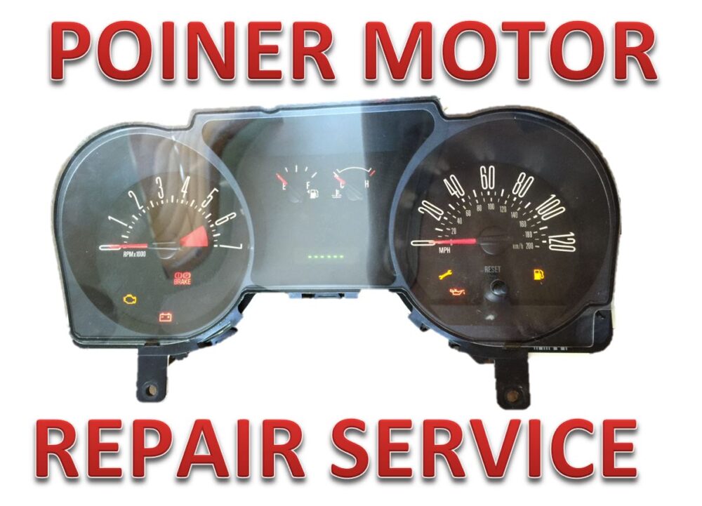 Stepper Motor Repair Service for Ford Mustang instrument clusters