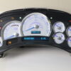 2003-2004 DIESEL Chevrolet Silverado, GMC SIERRA Instrument Panel Cluster White Overlay