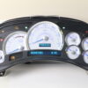 2003-2004 DIESEL Chevrolet Silverado, GMC SIERRA Instrument Panel Cluster White Overlay