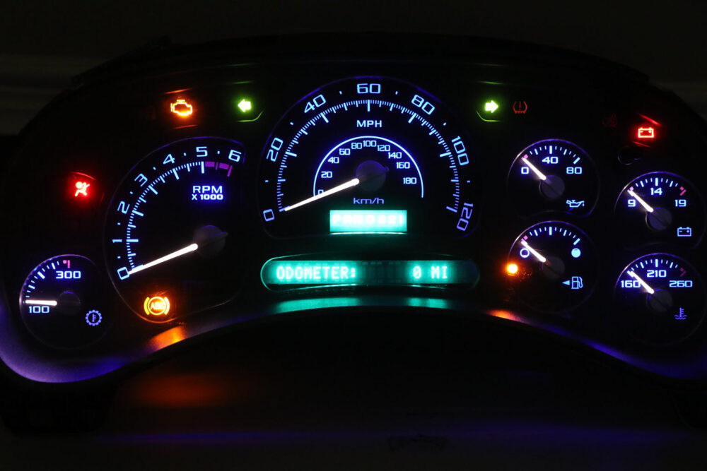 LRP (14 of 18)-0014 Speedometer Needle Glow LED PCB Upgrade Kit 7pcs Dual Circuit 3528