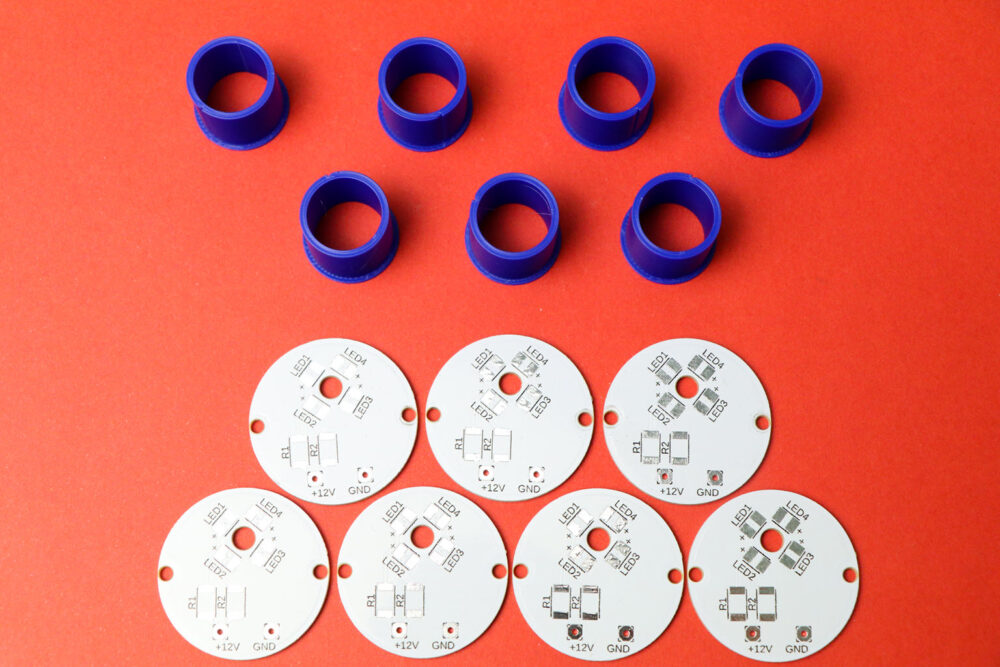 LRP (5 of 18)-0005 Speedometer Needle Glow LED PCB Upgrade Kit 7pcs Dual Circuit 3528