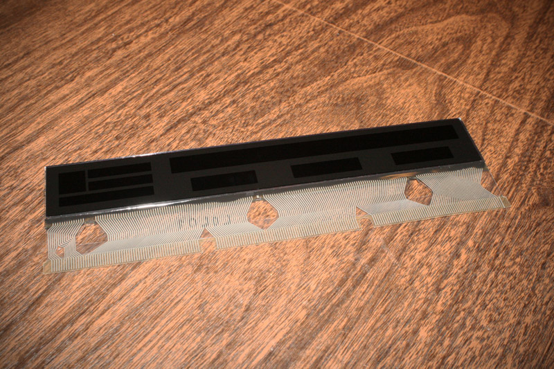 BMW E38, E39, E53 LCD Display for HIGH Instrument Cluster w/ "silver" ribbon cable