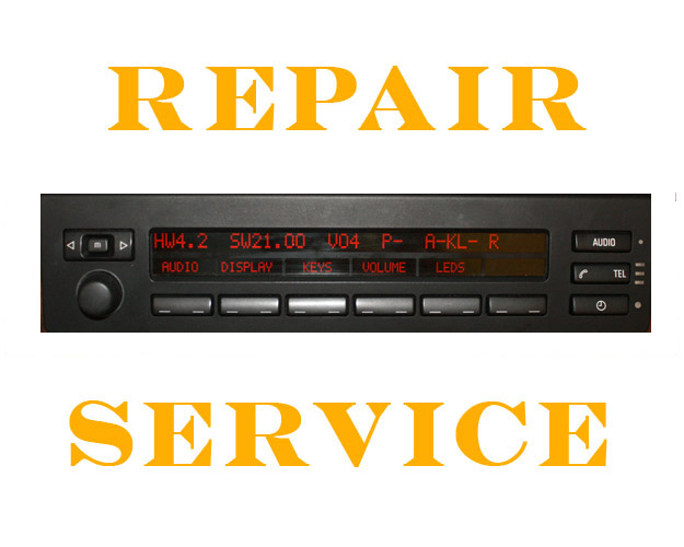 BMW E39 E38 E53 INSTRUMENT CLUSTER AND MID RADIO PIXEL REPAIR SERVICE COMBO