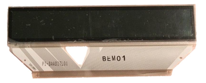 SAAB 9-3, 9-5, SID 1/SID2 LCD SCREEN WITH SILVER RIBBON CABLE FOR PIXEL REPAIR