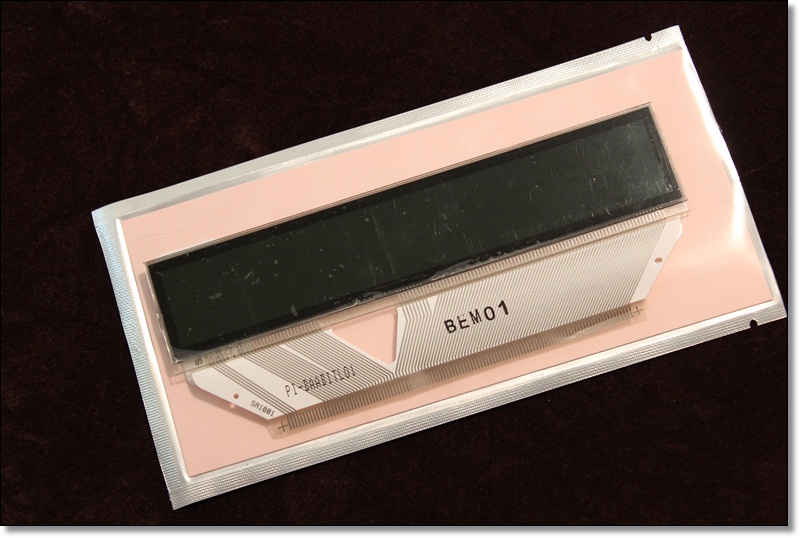 SAAB 9-3, 9-5, SID 1/SID2 LCD SCREEN WITH SILVER RIBBON CABLE FOR PIXEL REPAIR