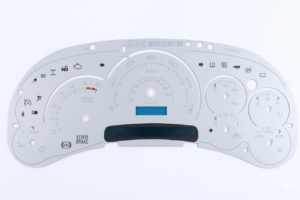 03-05 Chevrolet & GMC 7-gauge overlay Silver Escalade style LED Compatible version