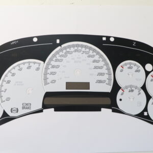 White and Black style LED compatible face overlay