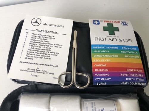 Mercedes-benz OEM First Aid Bandage Emergency Travel Kit- Part Number: Q4860026