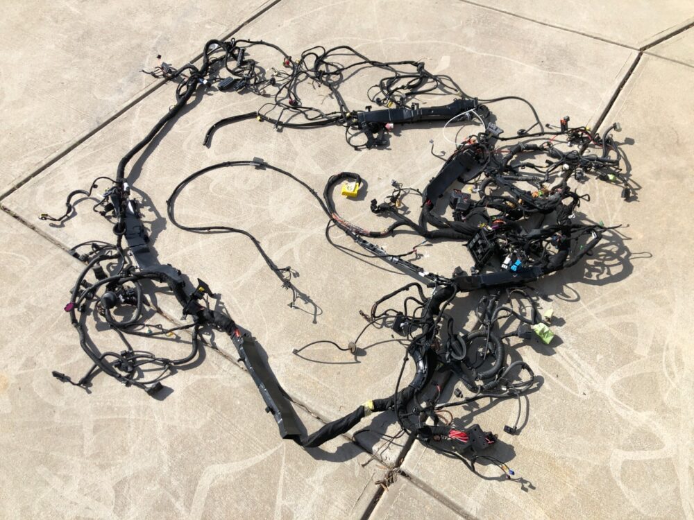 57-104.jpg 11-14 Porsche Cayenne 958 4.8l Main Body Cabin Wire Wiring Harness Assembly OEM