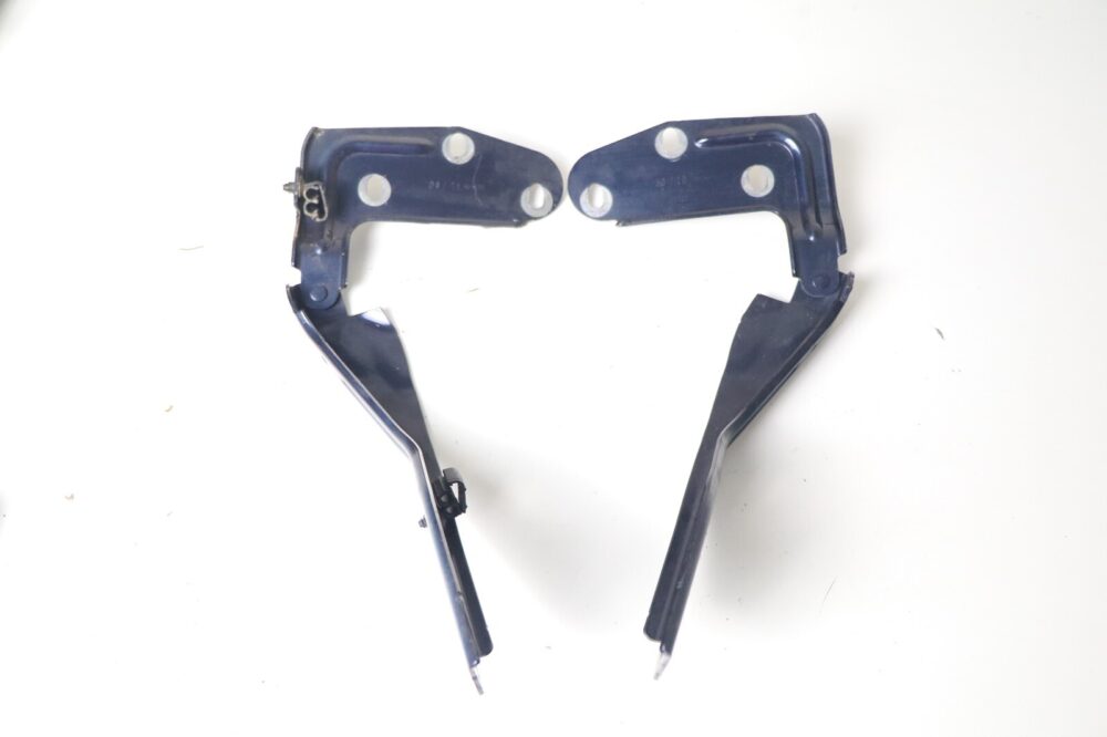 11-14 Porsche Cayenne (958) Front Left & Right Hood Hinge Set Of 2 Blue
