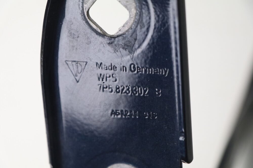 11-14 Porsche Cayenne (958) Front Left & Right Hood Hinge Set Of 2 Blue