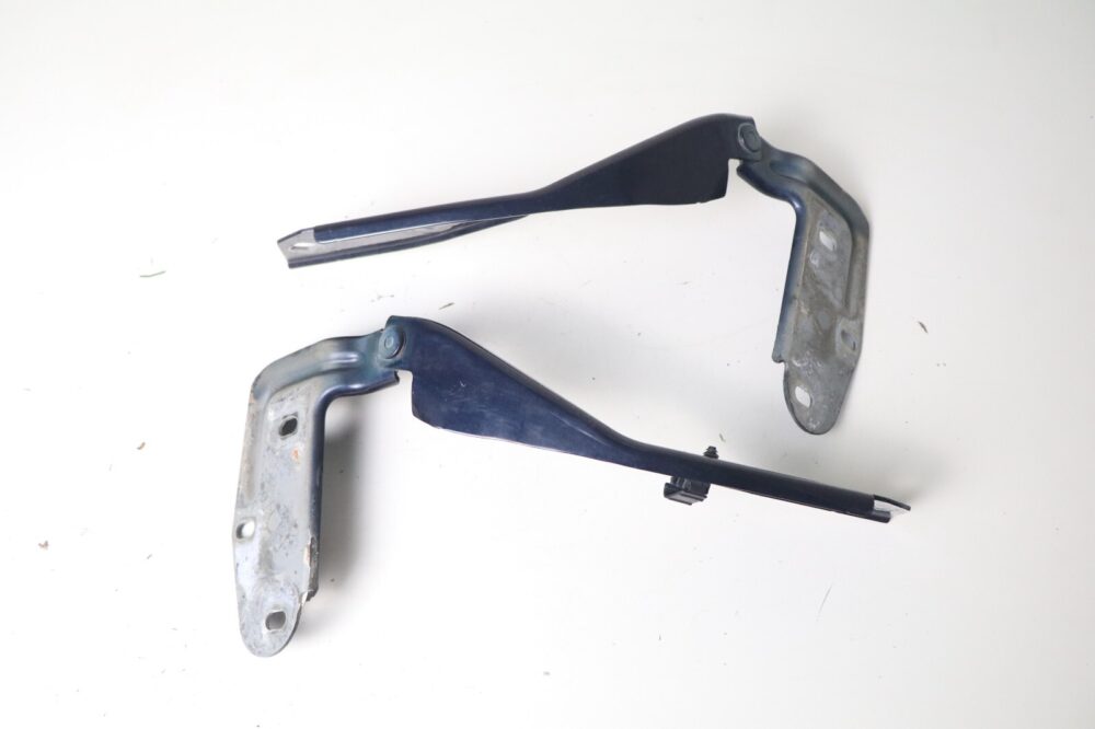 11-14 Porsche Cayenne (958) Front Left & Right Hood Hinge Set Of 2 Blue