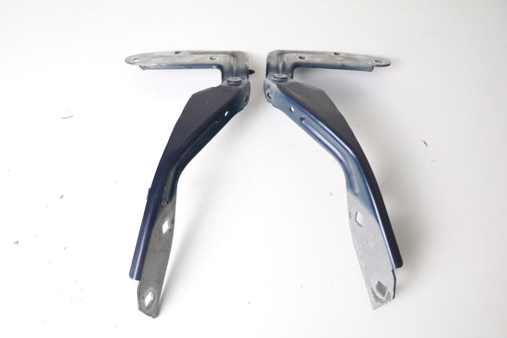 11-14 Porsche Cayenne (958) Front Left & Right Hood Hinge Set Of 2 Blue