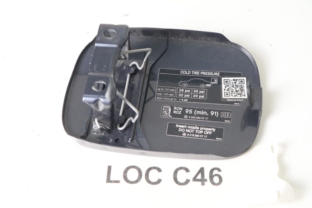 03 04 05 06 07 08 09 Mercedes-benz Clk500 Gas Fuel Fill Door Lid Steel Gray 755