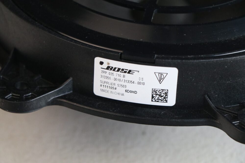 Porsche Cayenne S 92a Bose Rear Door Speaker Low Tone Woofer OEM #2