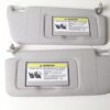 03-05 W209 Mercedes Clk350 Sun Visor Sunvisor Left & Right Side Light Gray Pair