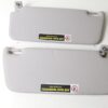 03-05 W209 Mercedes Clk350 Sun Visor Sunvisor Left & Right Side Light Gray Pair