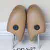 03-10 Porsche Cayenne 955 957 Front Left Right Side Headrest Head Rest Beige OEM