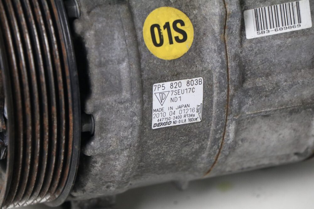 11-18 Porsche Cayenne S 958 AC A/C Air Conditioning Compressor Pump Assembly OEM