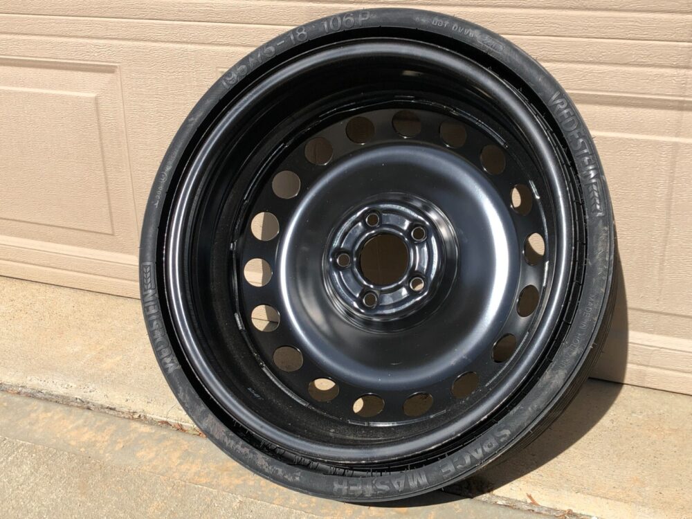 04-15 Audi Q7 6.5jx18 Et53 195/75/18" Space Saver Spare Tire Wheel Rim OEM