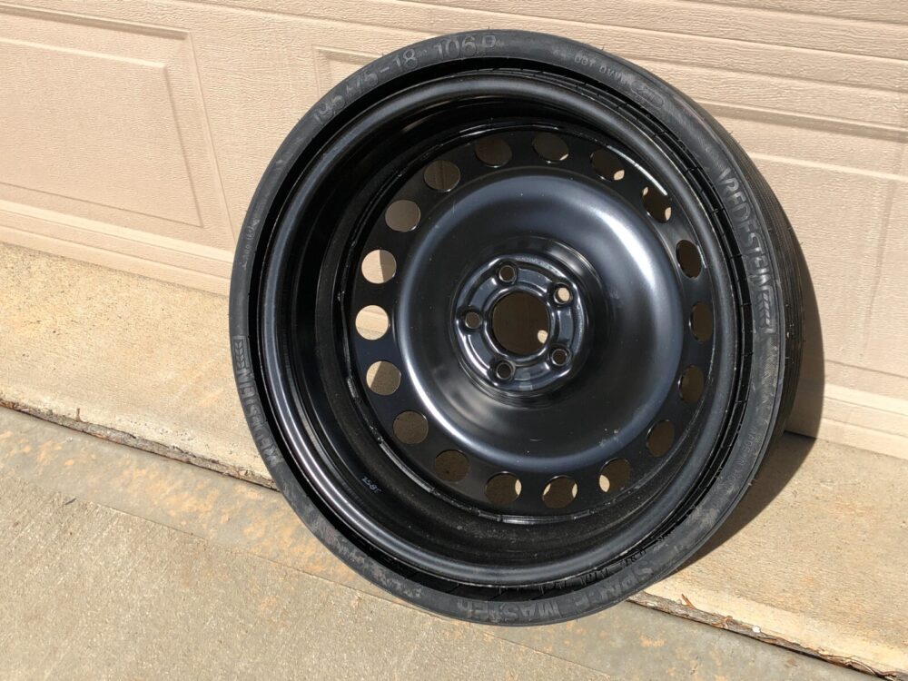 04-15 Audi Q7 6.5jx18 Et53 195/75/18" Space Saver Spare Tire Wheel Rim OEM