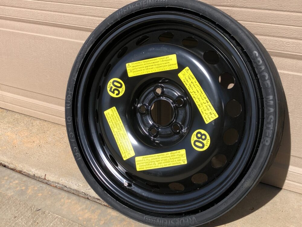 04-15 Audi Q7 6.5jx18 Et53 195/75/18" Space Saver Spare Tire Wheel Rim OEM