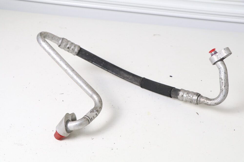 57-1196.jpg 11-18 Porsche Cayenne S 4.8l V8 958 AC A/C Air Conditioning Discharge Hose OEM