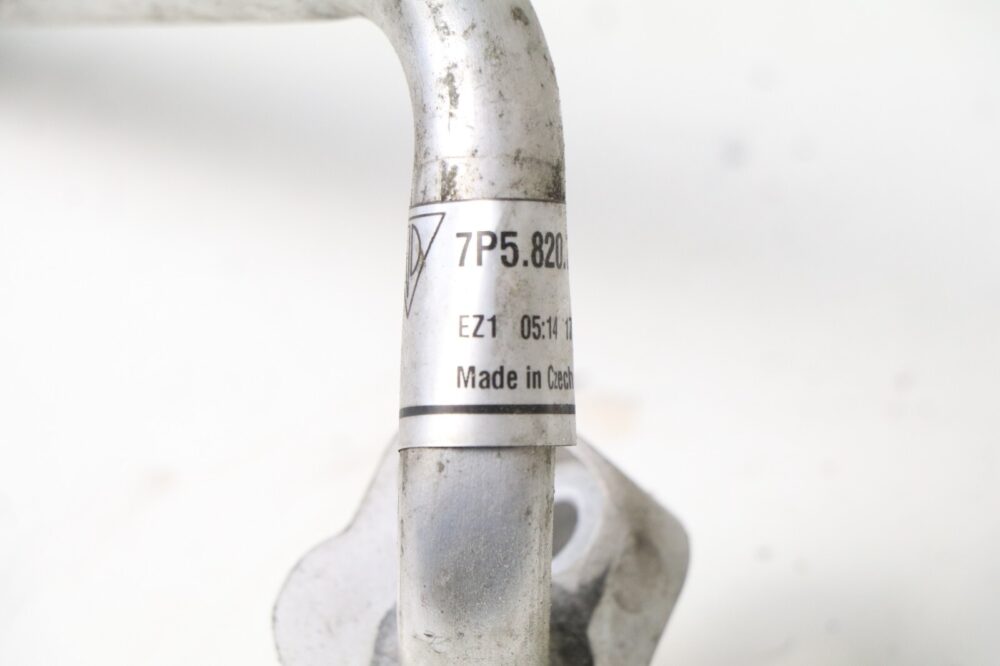 57-1199.jpg 11-18 Porsche Cayenne S 4.8l V8 958 AC A/C Air Conditioning Discharge Hose OEM