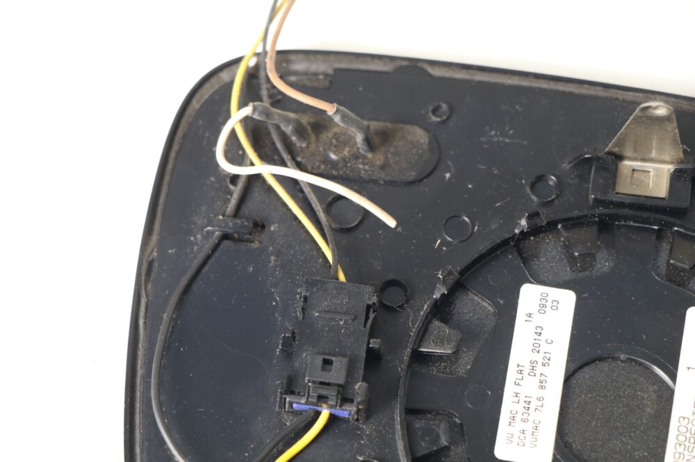 57-1210.jpg 04-07 Vw Touareg Left Door Passenger Side Power Auto Dimming Mirror Glass OEM