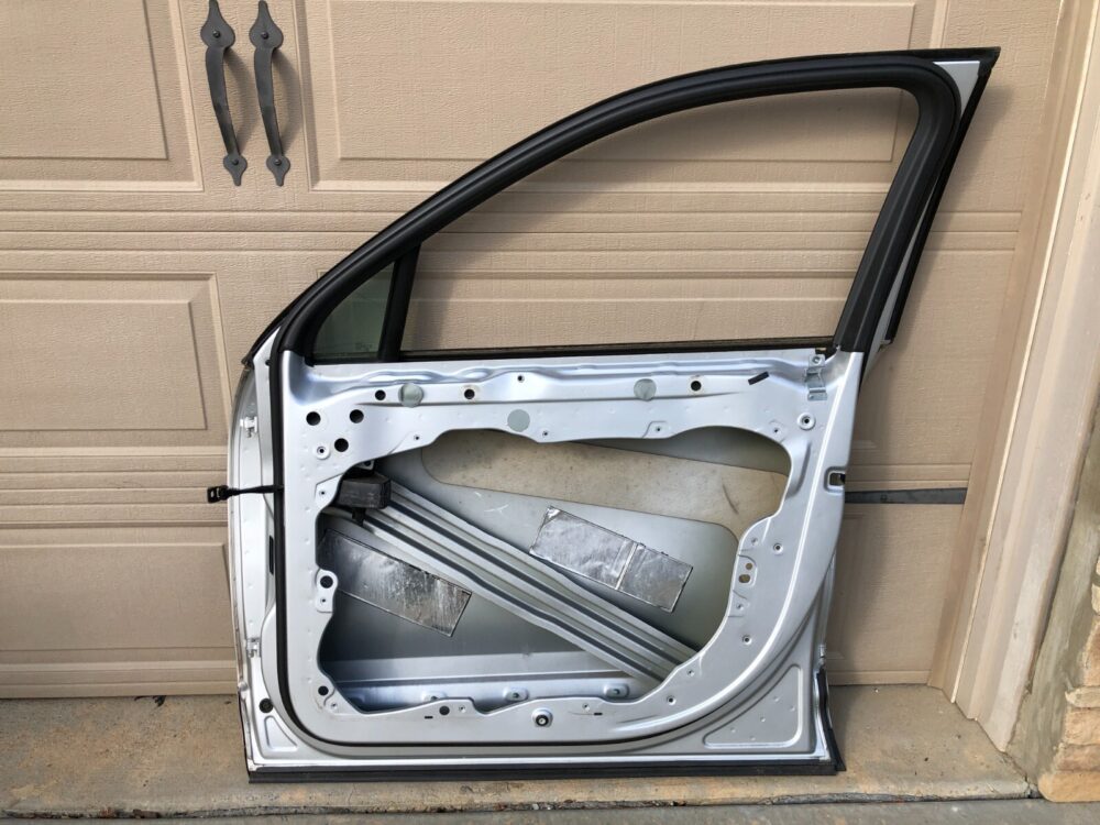 11-18 Porsche Cayenne Right Front Passenger Door OEM Silver Metallic