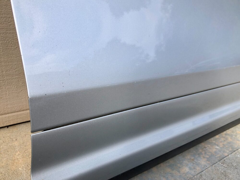 11-18 Porsche Cayenne Right Front Passenger Door OEM Silver Metallic