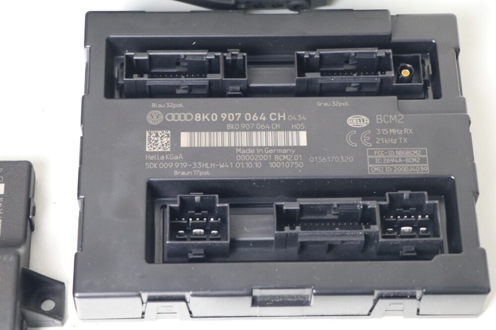 OEM Audi S4 B8 2011 Engine Computer ECU Cluster Remote Key Lock Cylinder Set