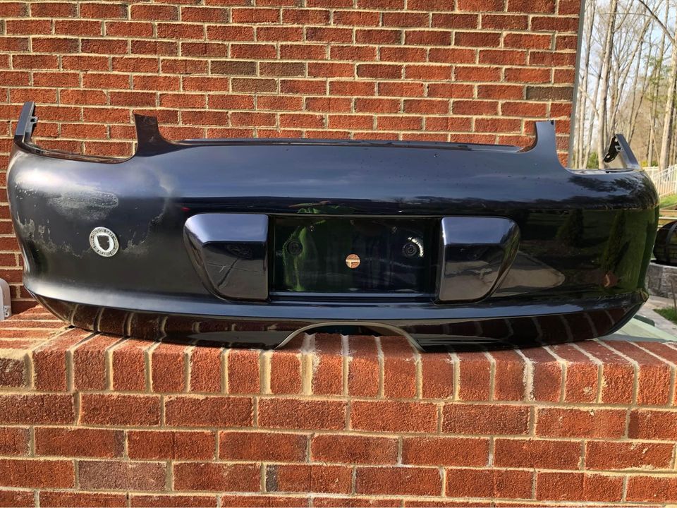 2005-2008 Porsche Boxster S Rear Bumper Cover Midnight Blue Color 39c OEM
