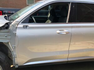 2020-2025 Hyundai Palisade OEM Front Left Driver Door Shell Silver (t2x)