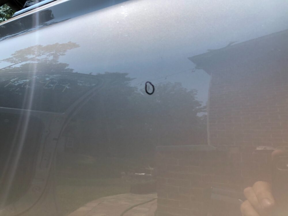 57-1560.jpg 2020-2025 Hyundai Palisade OEM Rear Left Driver Door Shell Silver (t2x)