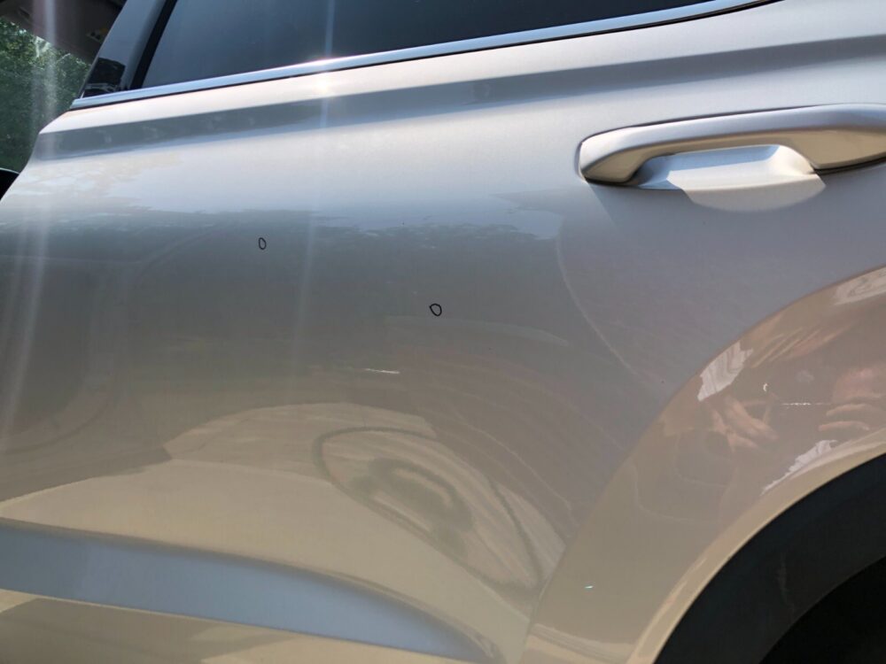 57-1562.jpg 2020-2025 Hyundai Palisade OEM Rear Left Driver Door Shell Silver (t2x)