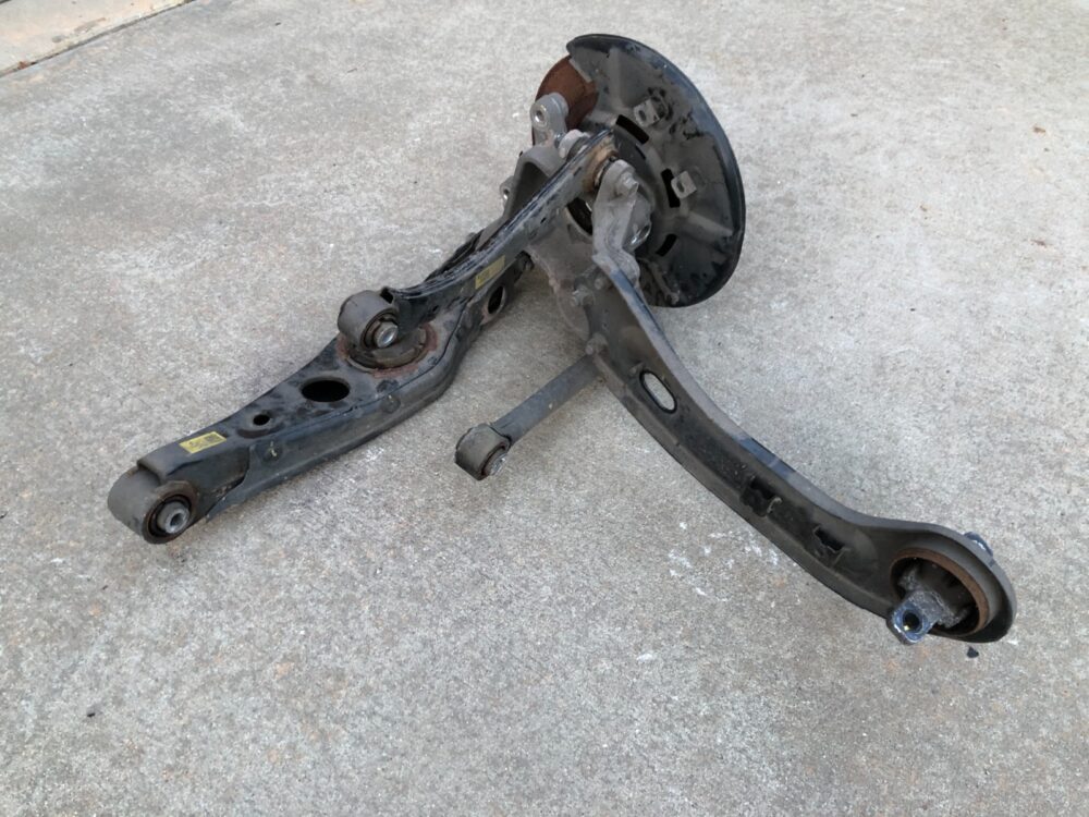 20-22 Palisade Awd Rear Driver Side Left Lh Spindle Knuckle Strut Control Arm OE