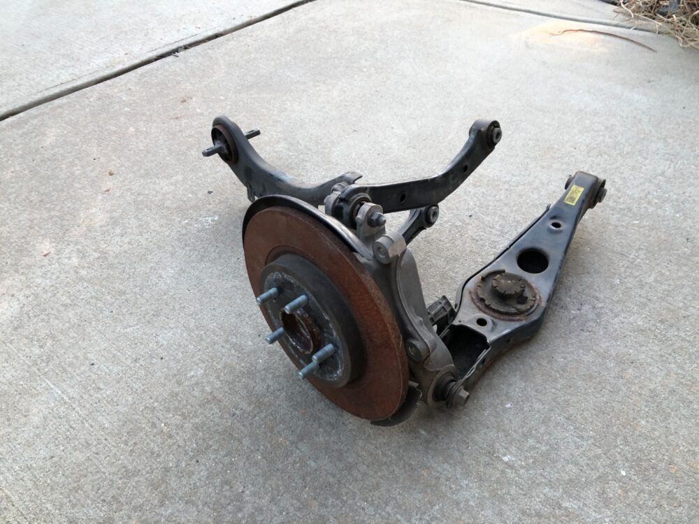 20-22 Palisade Awd Rear Driver Side Left Lh Spindle Knuckle Strut Control Arm OE