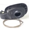 11-18 Porsche Cayenne 958 S Fuel Gas Tank Filler Door Cover Lid Dark Blue