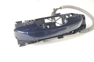 11-18 Porsche Cayenne 958 Front Right Passenger Side Exterior Door Handle Blue
