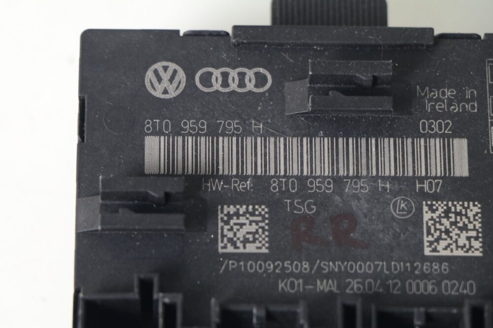 2012-2013 Audi A4 S4 Left Or Right Rear Door Control Module OEM