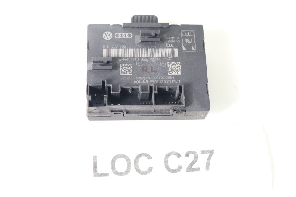 2012-2013 Audi A4 S4 Left Or Right Rear Door Control Module OEM