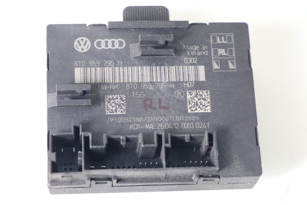 2012-2013 Audi A4 S4 Left Or Right Rear Door Control Module OEM #2