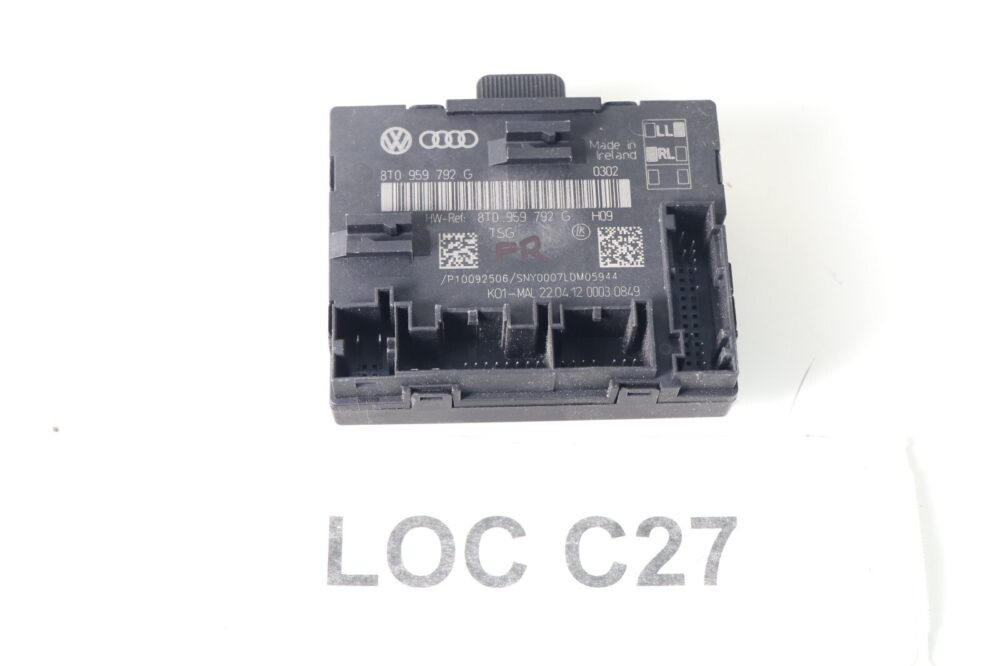 2012-2013 Audi A4 S4 Front Right Passenger Door Control Module OEM