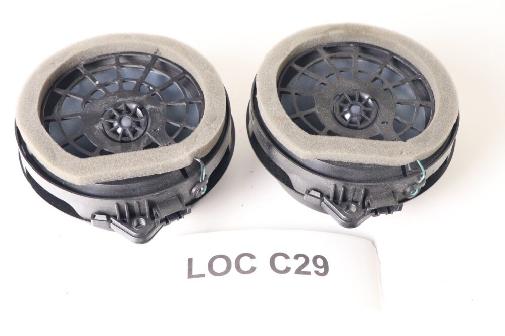 03-09 Mercedes W209 Clk550 Clk350 Door Audio Sound Speaker Set Of 2 Pc Harman