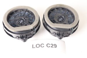 57-1873.jpg 03-09 Mercedes W209 Clk550 Clk350 Door Audio Sound Speaker Set Of 2 Pc Harman